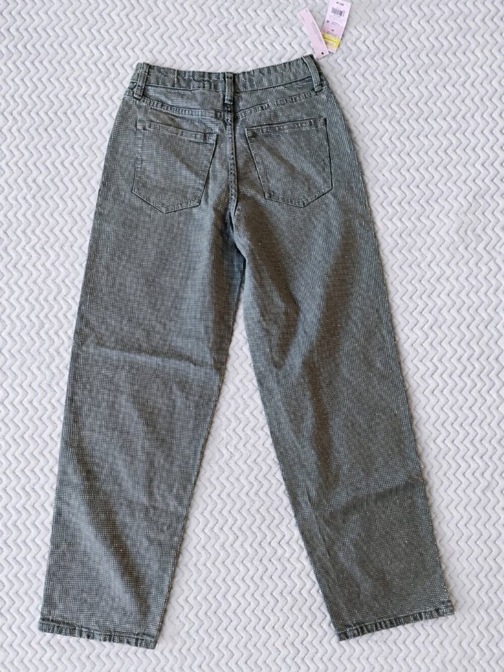 Wild Fable EasyRigid Rhinestone Studded Jeans Gray Size 00 NWT - Picture 3 of 13